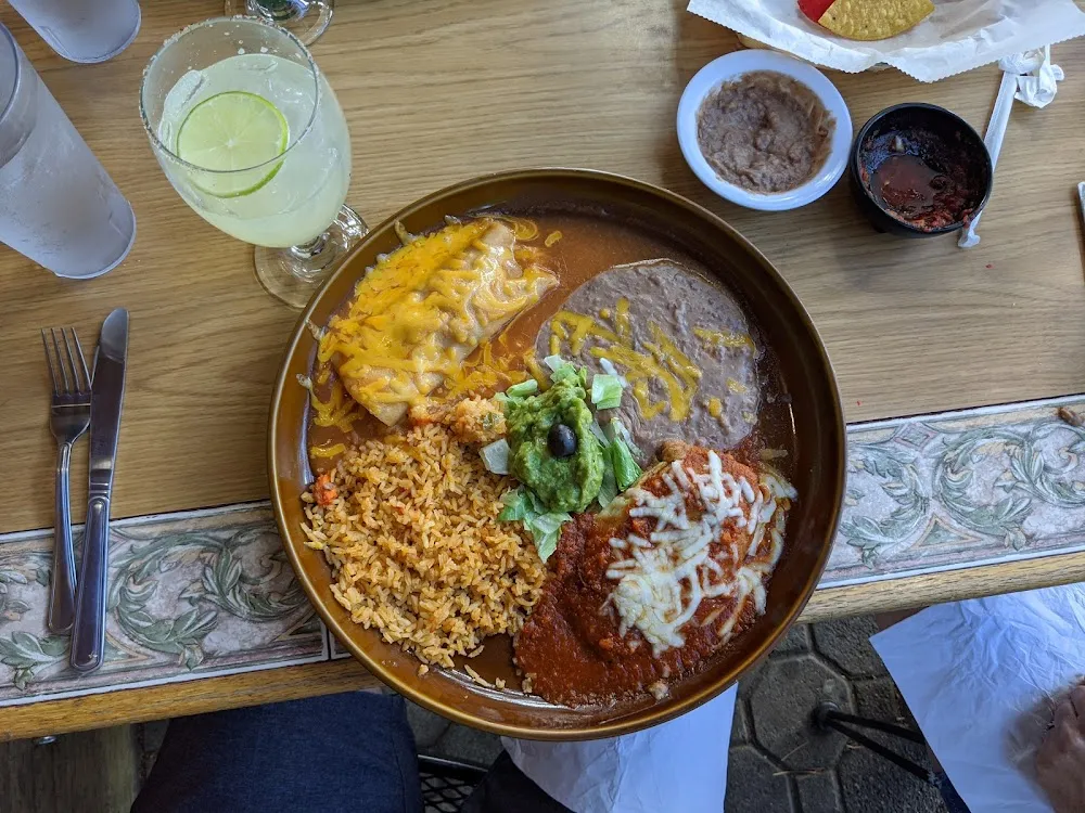 Rice and Beans with Chicken Fajitas